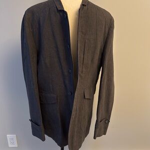 Robert graham linen zip jacket blazer